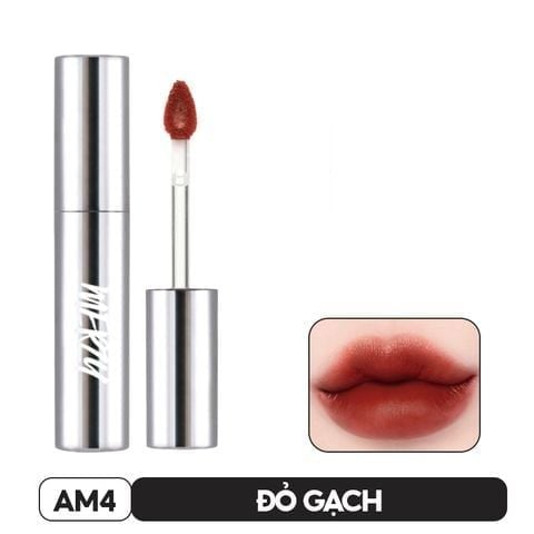 [KHẮC SON] Son Kem Lì Mềm Mịn, Lâu Trôi Vỏ Bạc Merzy The Glam Mellow Tint 4g