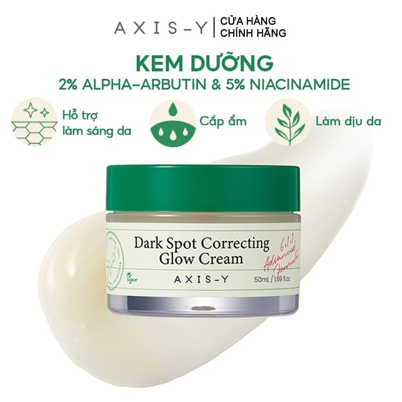 Kem Dưỡng Axis-Y Hỗ Trợ Sáng Da, Mờ Thâm Dark Spot Correcting Glow Cream 50ml