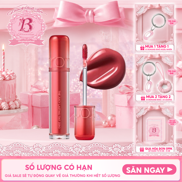  Son Tint Romand Căng Mọng Môi The Juicy Lasting Tint Zero 3.5g 