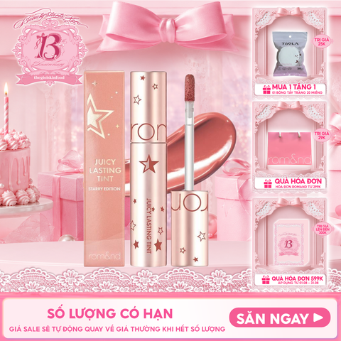 [Juicy Lasting Tint Starry Edition - Màu 23] Son Tint Lì Romand Juicy Lasting Tint Starry Edition 5.5g