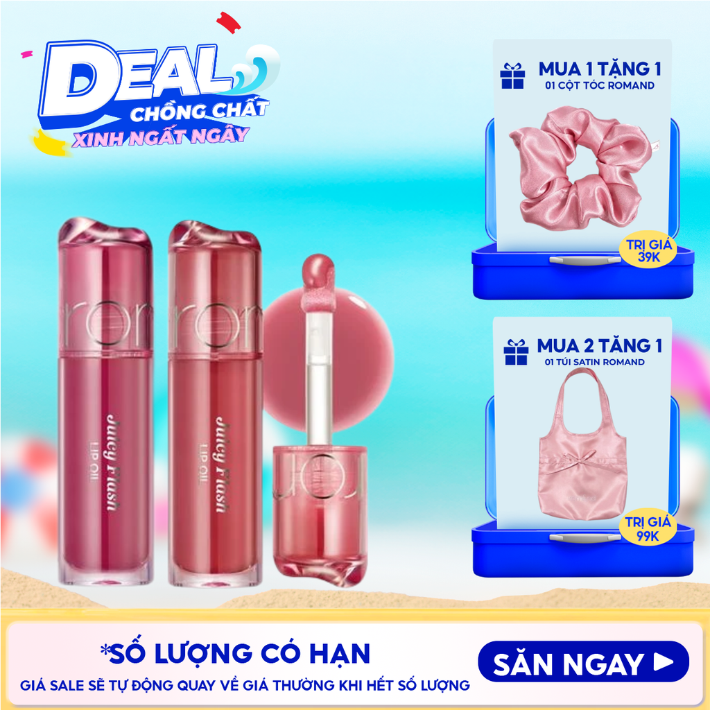 Son Bóng Dưỡng Môi Romand Juicy Flash Lip Oil 4.5g