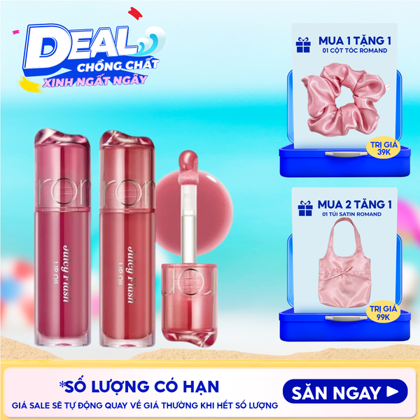  Son Bóng Dưỡng Môi Romand Juicy Flash Lip Oil 4.5g 