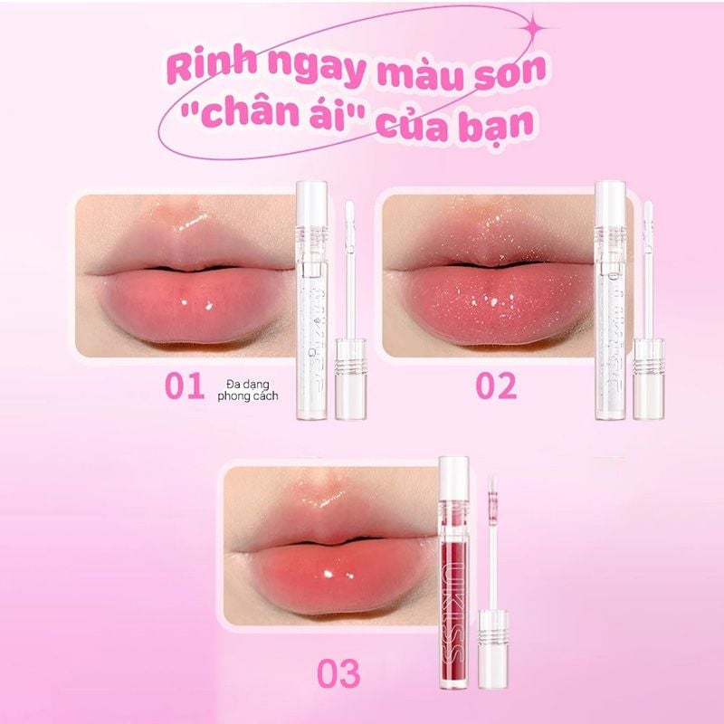 Son Bóng UKISS Dưỡng Môi Căng Mọng Star Jelly Ice Lip Oil 2ml