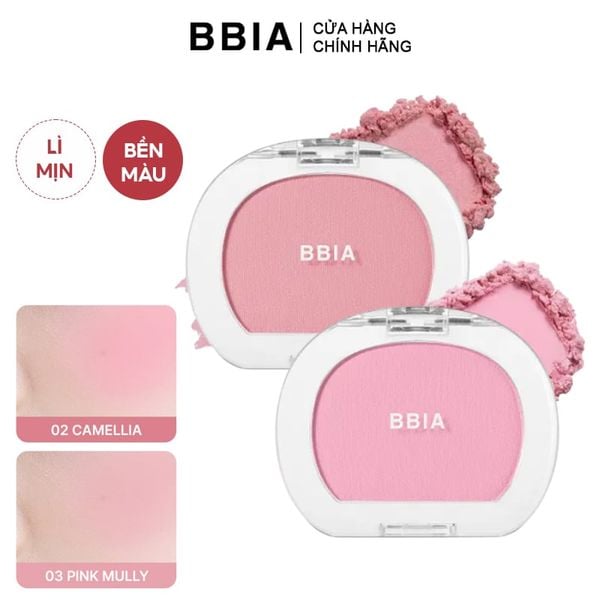  Phấn Má Hồng Bbia Mịn Lì Last Blush 4g 