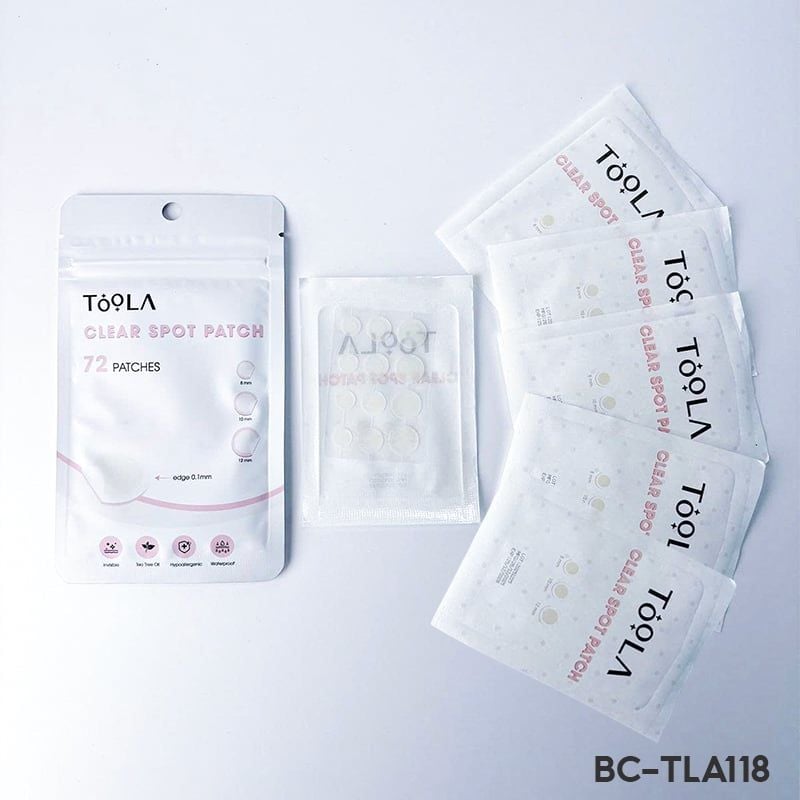 Miếng Dán Mụn TOOLA Hút Sạch Mụn, Làm Dịu Các Nốt Mụn Mẩn Đỏ Clear Spot Patch