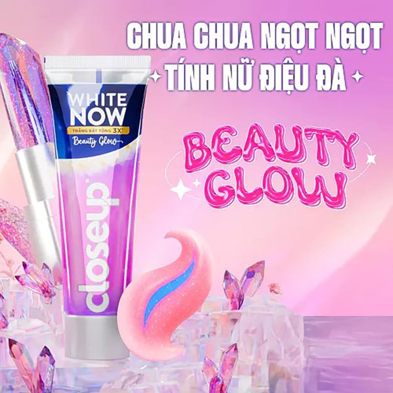 Kem Đánh Răng Closeup Hỗ Trợ Trắng Bật Tông White Now 100g
