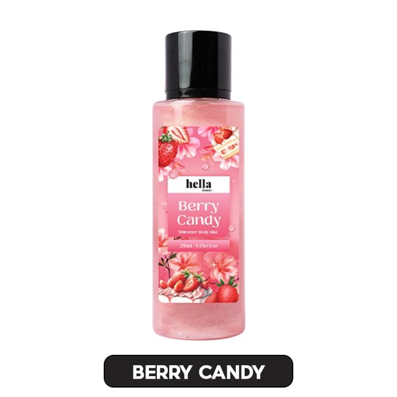 Xịt Thơm Có Nhũ Hương Trái Cây Hella Beauty Shimmer Body Mist 250ml