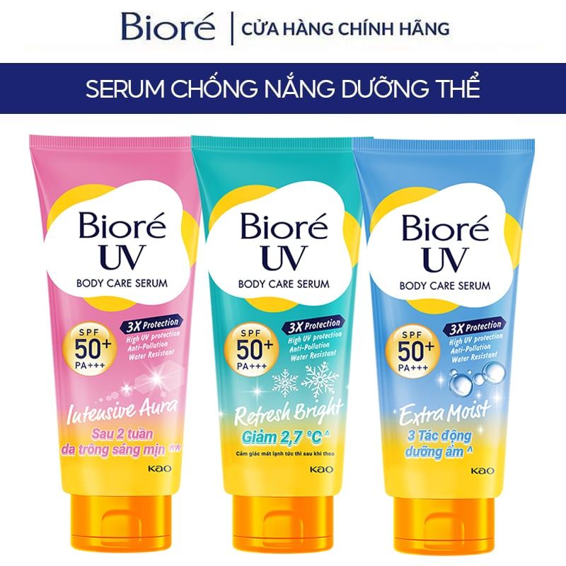 Serum Dưỡng Thể Chống Nắng Bioré Kháng Bụi UV Anti-Pollution Body Care SPF50+/PA+++