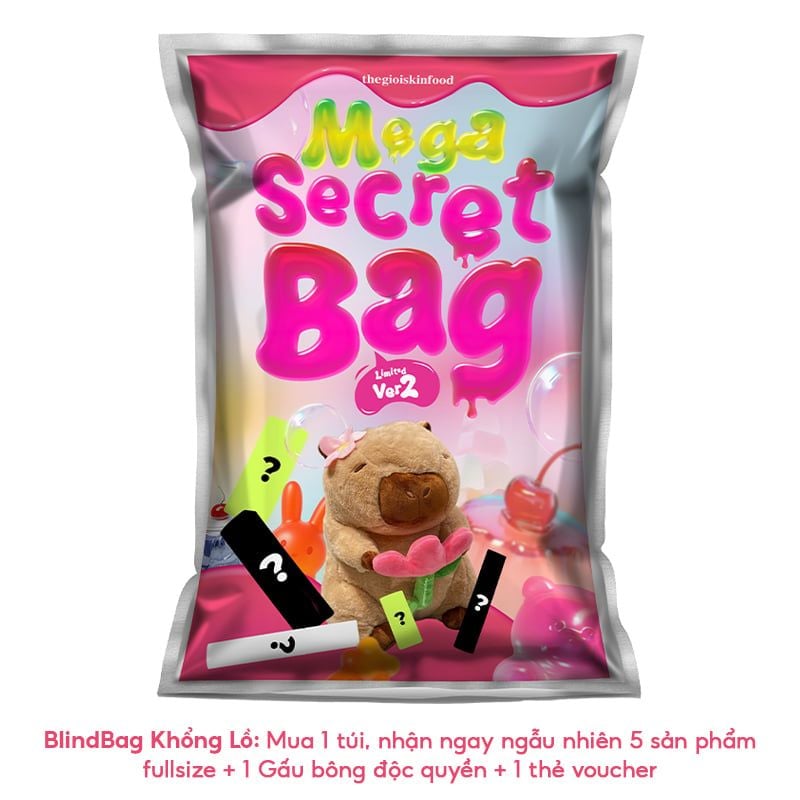 [NEW][BLINDBAG] Túi Mù Mỹ Phẩm Sinh Nhật 12 Tuổi Thế Giới Skinfood