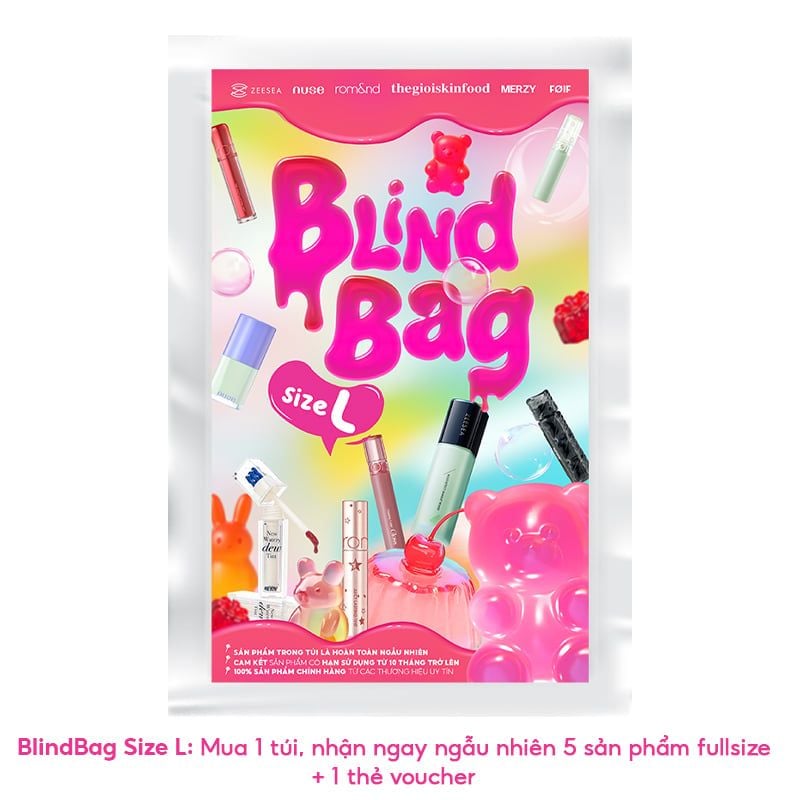 [NEW][BLINDBAG] Túi Mù Mỹ Phẩm Sinh Nhật 12 Tuổi Thế Giới Skinfood