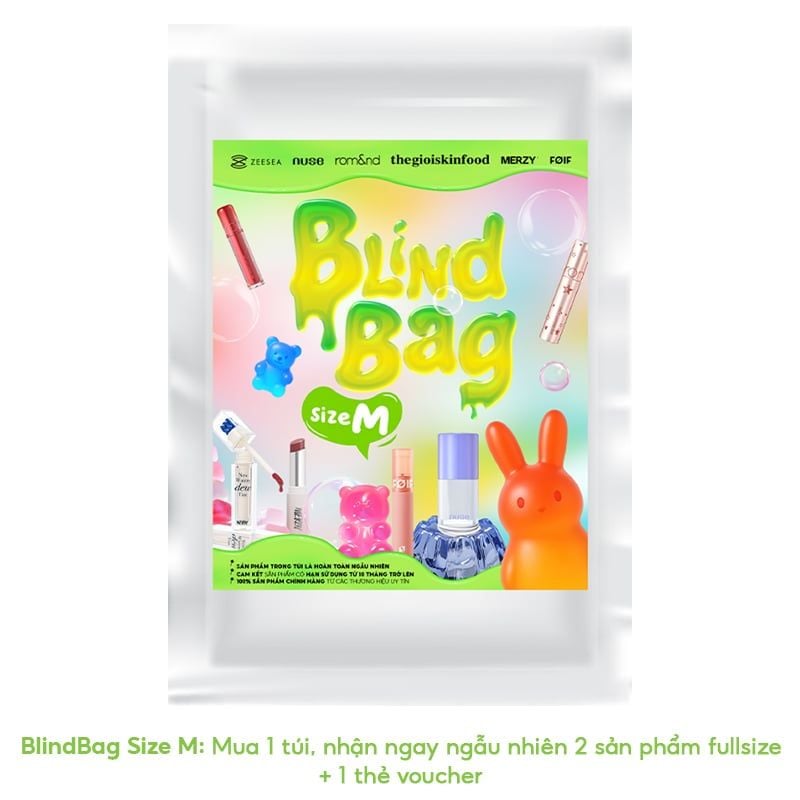 [NEW][BLINDBAG] Túi Mù Mỹ Phẩm Sinh Nhật 12 Tuổi Thế Giới Skinfood