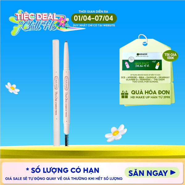  Chì Kẻ Mày Dearmay Bền Màu The Chic Eyebrow Pencil 0.18g 