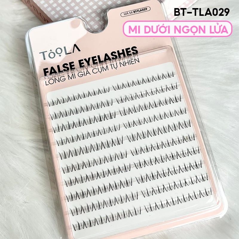 [Mua 3 Tặng 1 Bấm Mi] Lông Mi Giả Cụm Tự Nhiên TOOLA