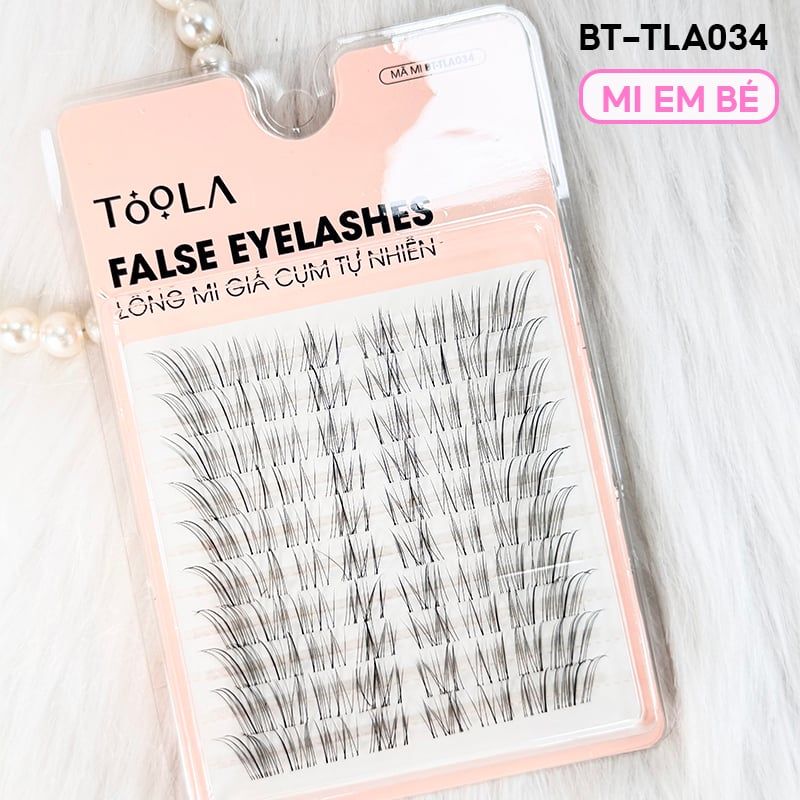 [Mua 3 Tặng 1 Bấm Mi] Lông Mi Giả Cụm Tự Nhiên TOOLA