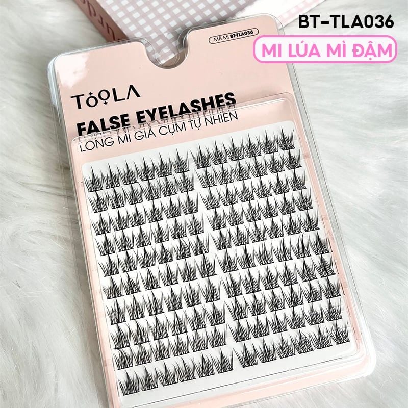 [Mua 3 Tặng 1 Bấm Mi] Lông Mi Giả Cụm Tự Nhiên TOOLA