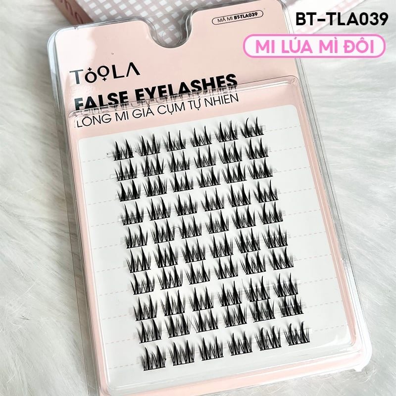 [Mua 3 Tặng 1 Bấm Mi] Lông Mi Giả Cụm Tự Nhiên TOOLA