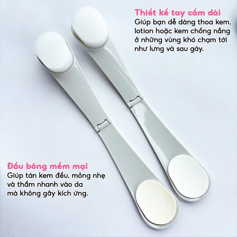 Cây Thoa Kem Lưng & Body TOOLA Body Smearing Cream Brush - BT-TLA075