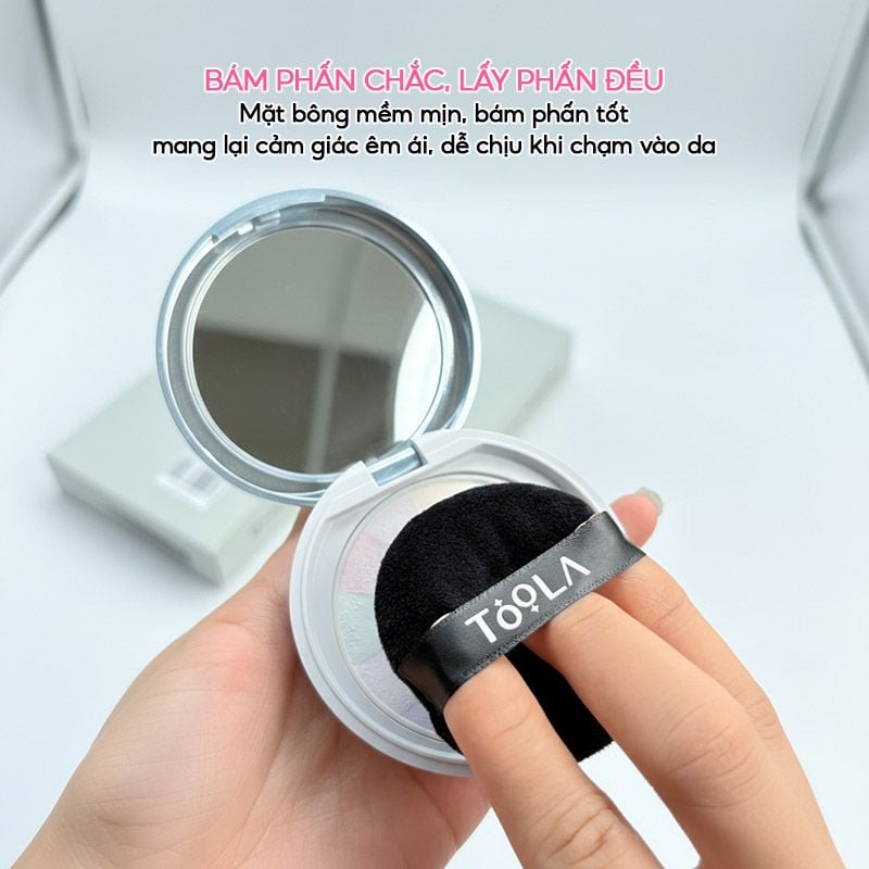 Bông Phấn Phủ Mềm Mịn TOOLA Makeup Puff - BT-TLA090