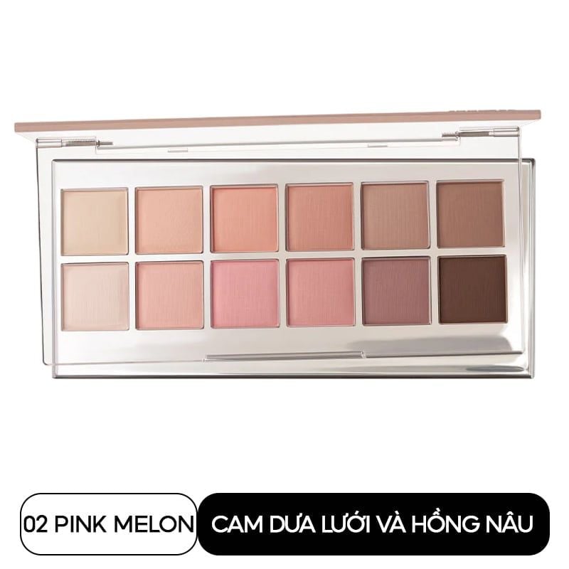 Bảng Phấn Mắt 12 Ô Joocyee 12 Shades Eyeshadow Palette 14g