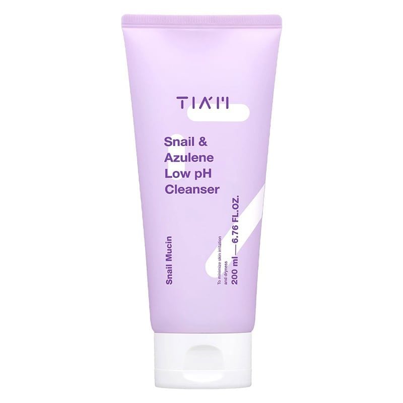 Sữa Rửa Mặt Tiam Ốc Sên Làm Dịu, Hỗ Trợ Phục Hồi Da Snail & Azulene Low pH Cleanser 200ml