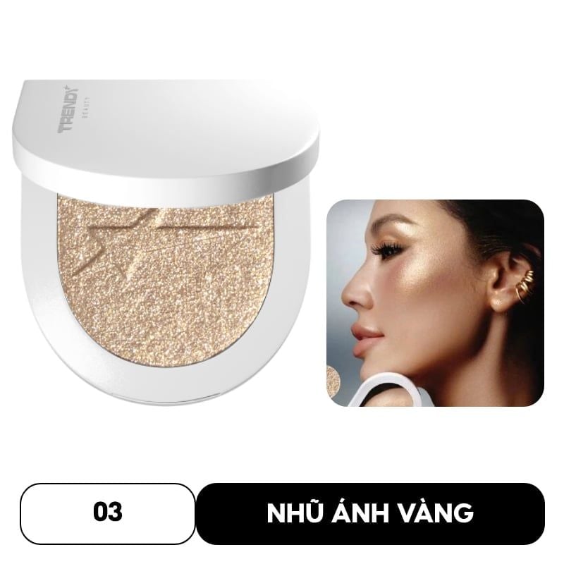 Phấn Bắt Sáng Trendy Beauty Chromarise Holo Highlighter 3.5g