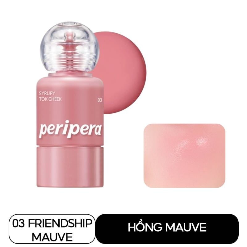 Má Hồng Dạng Kem Peripera Syrupy Tok Cheek 9g