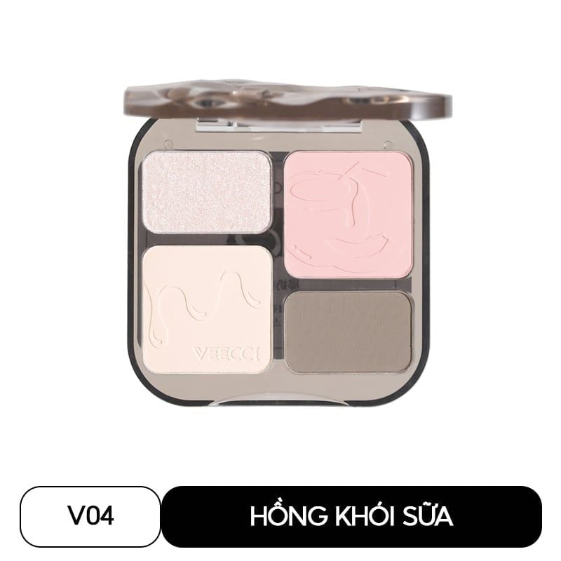 Phấn Bắt Sáng Và Tạo Khối VEECCI Easy Blend Highlight & Contour Palette