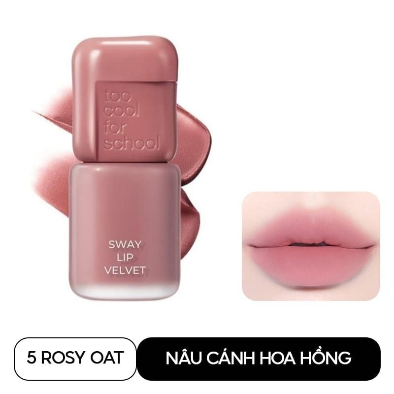 Son Bùn Lì Mờ Too Cool For School Sway Lip Velvet 3.3g