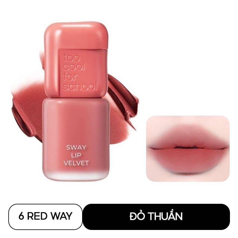 Son Bùn Lì Mờ Too Cool For School Sway Lip Velvet 3.3g