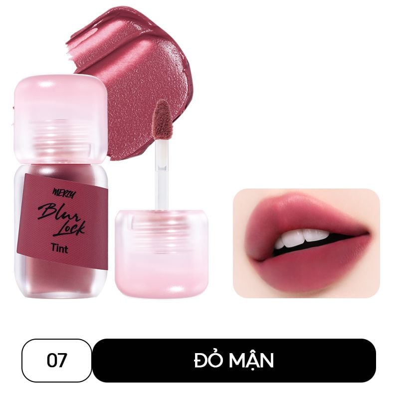 Son Kem Lì Merzy Khóa Môi Mịn Lì Tự Nhiên Blur Lock Tint 4g