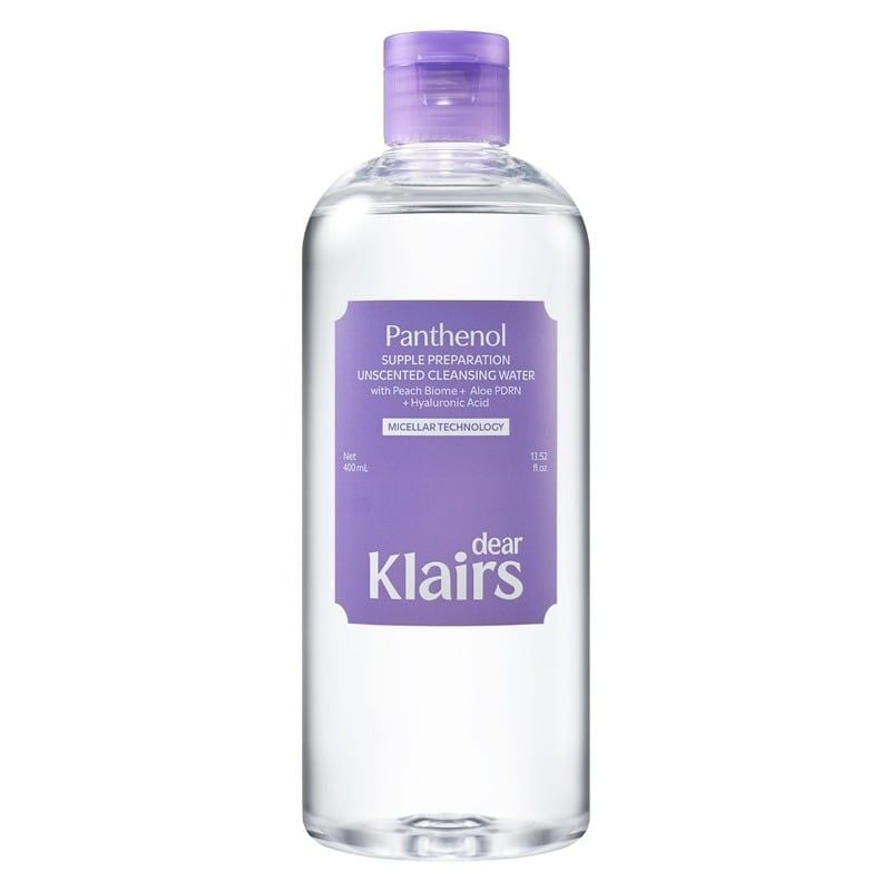 Nước Tẩy Trang Dear Klairs Dịu Nhẹ, Cấp Ẩm Supple Preparation Unscented Cleansing Water 400ml