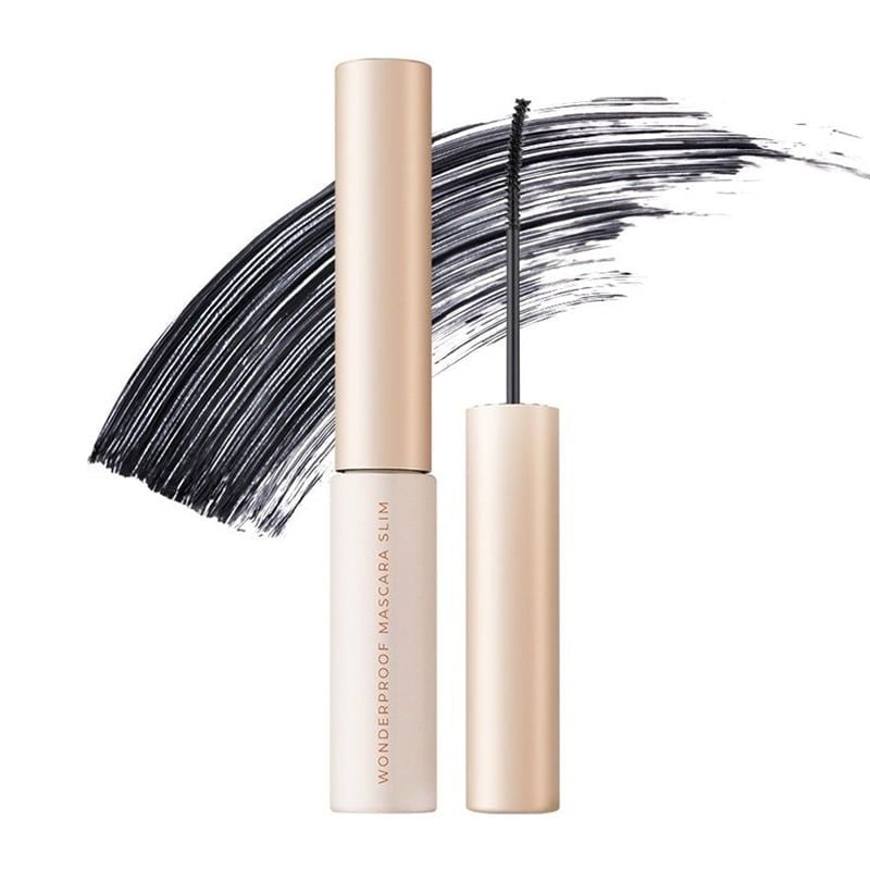 Mascara Chuốt Mi Đầu Cọ Mảnh B.O.M Wonderproof Mascara Slim 4.5g #01 Hyper Black