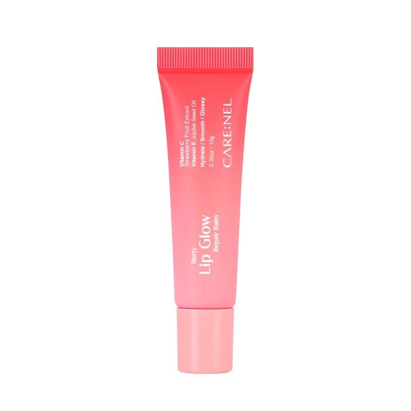 Son Dưỡng Carenel Hồng Môi Hương Dâu Berry Lip Glow Repair Balm 10g #Berry