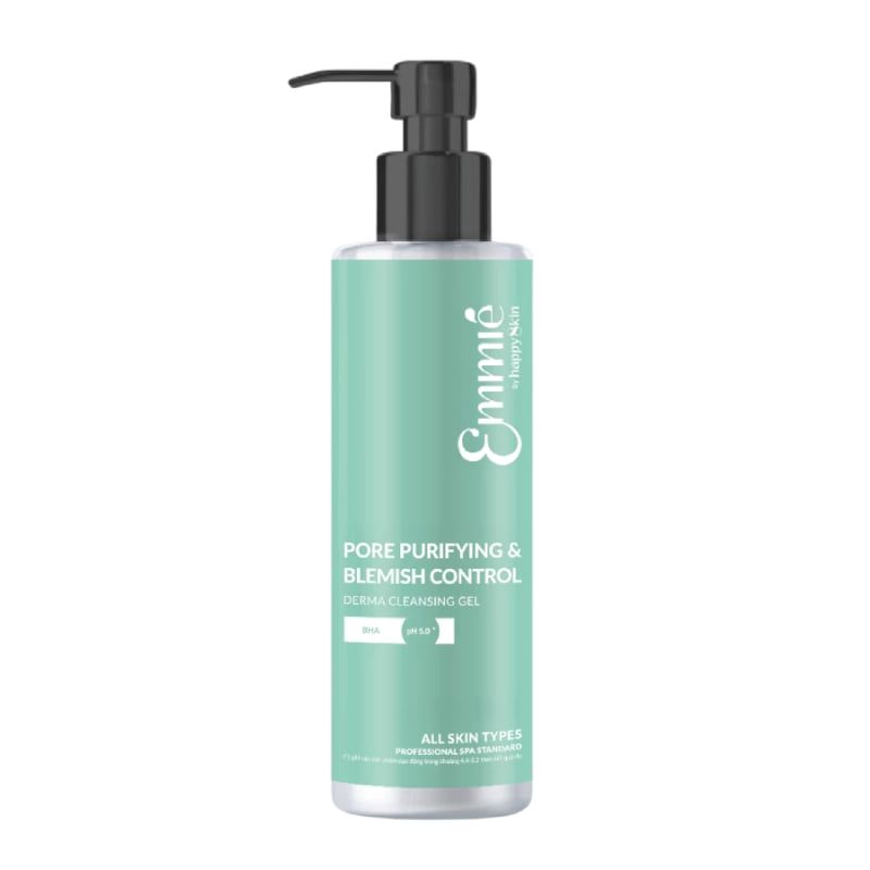 Gel Rửa Mặt Emmié By HappySkin Sạch Sâu Và Kiểm Soát Mụn Pore Purifying & Blemish Control Dermal Cleansing Gel 180ml