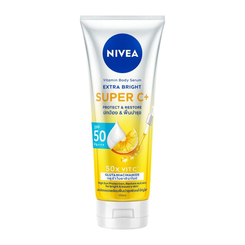 Serum Dưỡng Thể Dưỡng Sáng Da Nivea Vitamin Body Serum Extra Bright