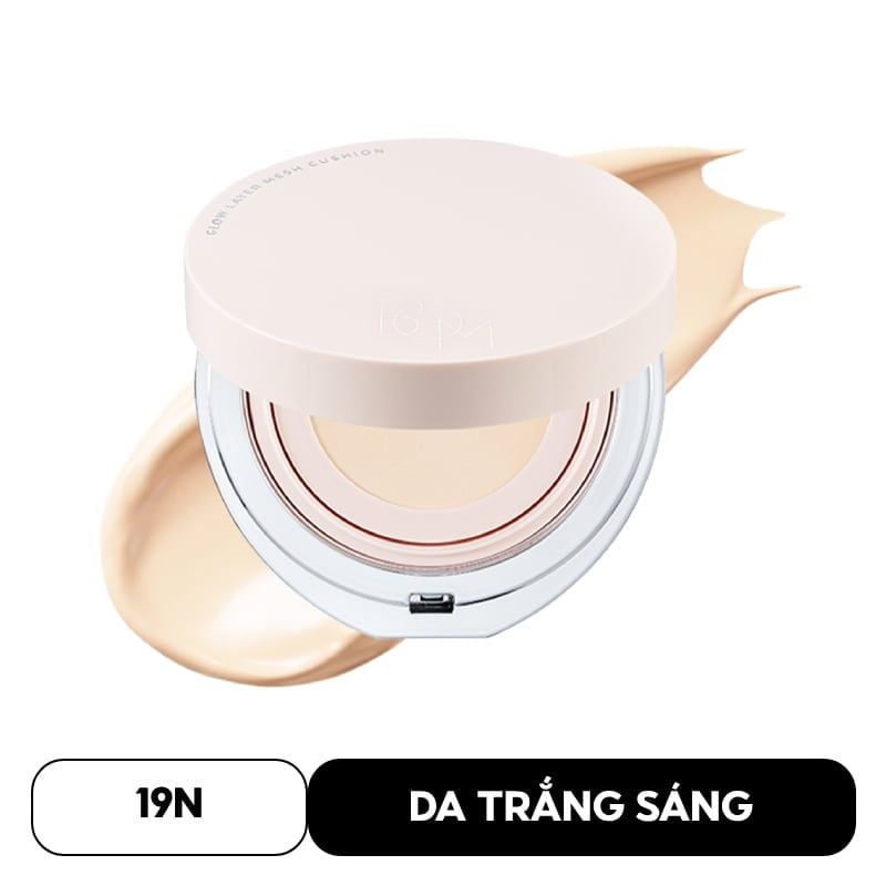 Phấn Nước B.O.M Chống Nắng & Che Khuyết Điểm Glow Layer Mesh Cushion SPF 50+ PA++++ 18g