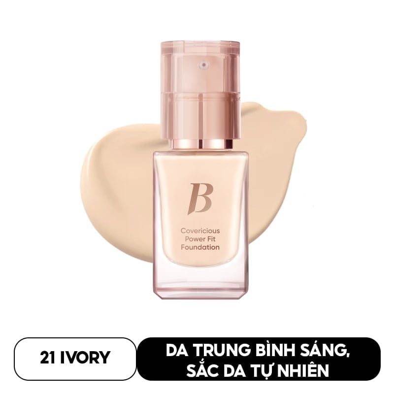 Kem Nền Banila Co Mịn Lì Che Phủ Cao Covericious Power Fit Foundation SPF45 PA++ 14ml