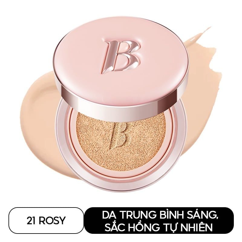 Phấn Nước Mỏng Mịn Căng Bóng Banila Co Essence Skin Pink Cushion SPF50+ PA+++ 12g