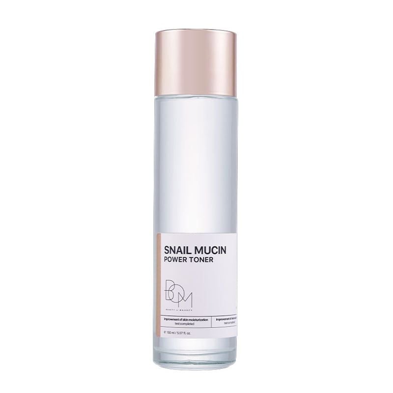 Nước Hoa Hồng Hỗ Trợ Dưỡng Sáng, Mờ Nếp Nhăn B.O.M Snail Mucin Power Toner 150ml