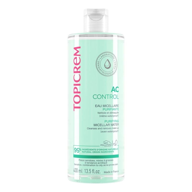 Nước Tẩy Trang Cho Da Dầu Mụn Topicrem Ac Control Purifying Micellar Water 400ml