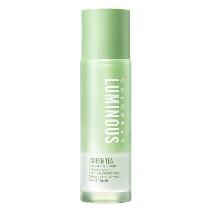 Nước Cân Bằng Colorkey Trà Xanh Luminous Green Tea Purifying Shake Toner 100ml