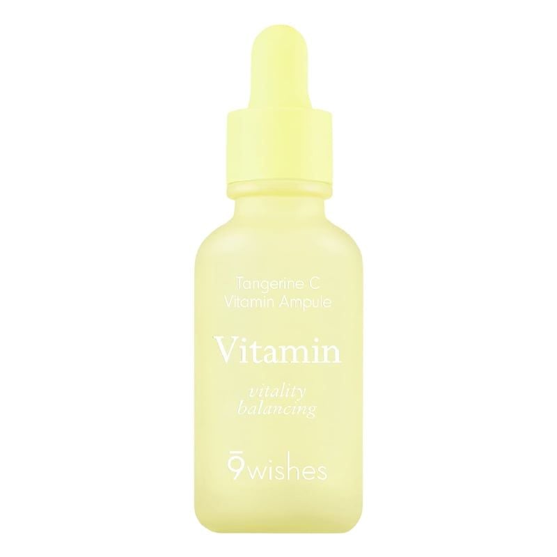 Serum 9 Wishes Hỗ Trợ Dưỡng Sáng Da Tangerine C Vitamin Ampule 30ml