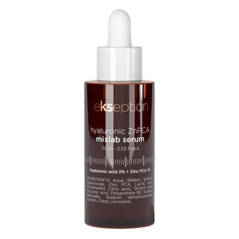 Serum Kẽm Hỗ Trợ Giảm Mụn, Kiềm Dầu Ekseption Hyaluronic Znpca Mixlab Serum 75ml