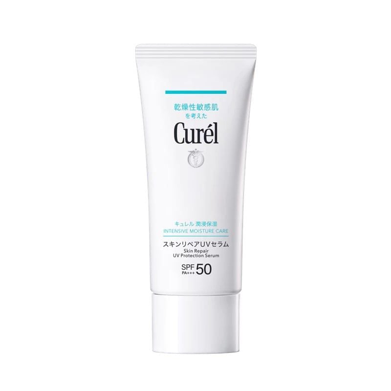 Serum Chống Nắng Vật Lý Phổ Rộng Cho Da Nhạy Cảm Curél Skin Repair Uv Protection Serum SPF50 PA+++ 60g
