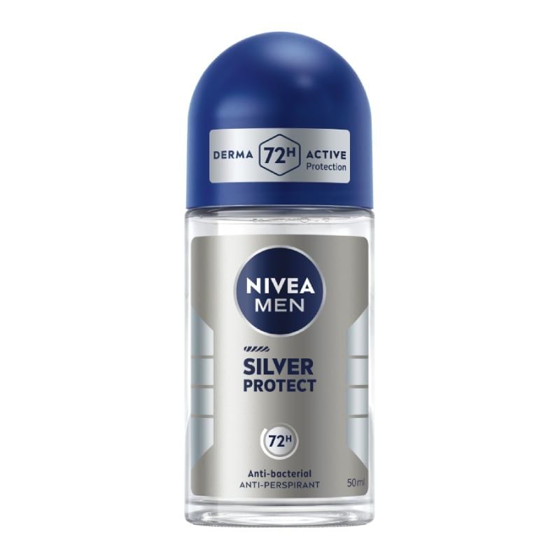 Lăn Ngăn Mùi Cho Nam Phân Tử Bạc Nivea Men Silver Protect 50ml (Che tên sản phẩm khi giao hàng)
