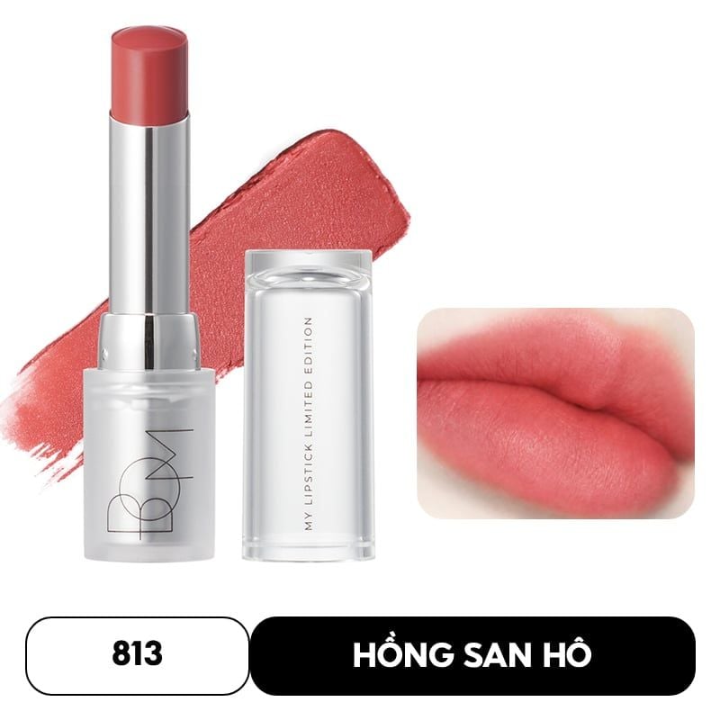 [PHIÊN BẢN ĐẶC BIỆT] Son Thỏi Lì B.O.M Lên Màu Chuẩn My Lipstick