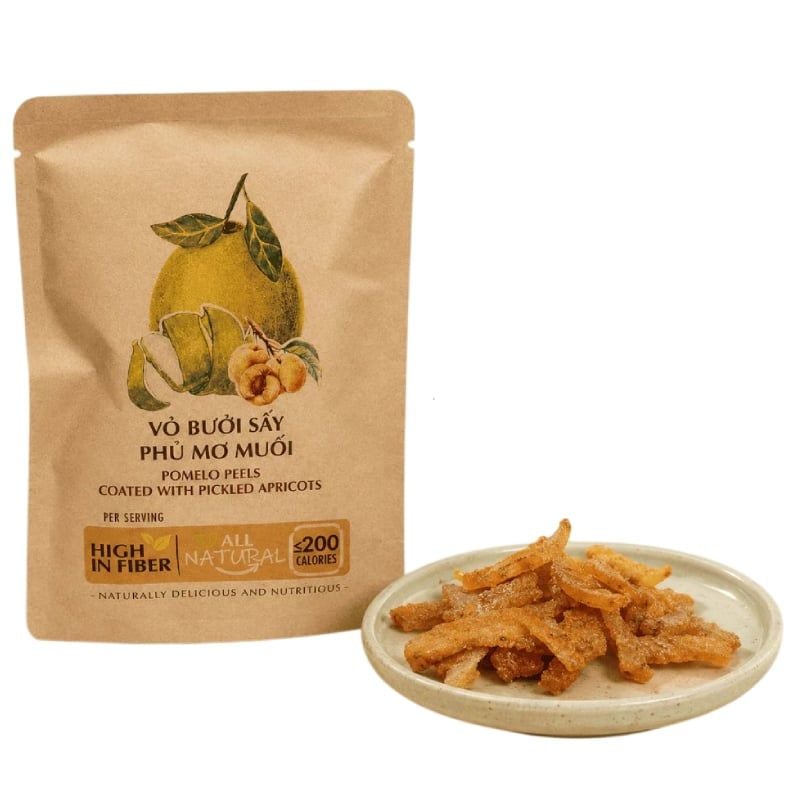 Vỏ Bưởi Sấy Phủ Mơ Muối ​​​​​​​Nam Xanh JSC Túi 40g