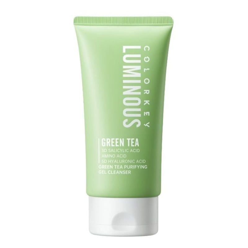 Gel Rửa Mặt Colorkey Trà Xanh Luminous Green Tea Purifying Gel Cleanser 100g