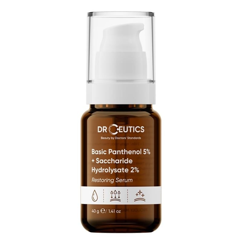 Serum Drceutics Cấp Ẩm, Làm Dịu Da Basic Panthenol 5% + Saccharide Hydrolysate 2% Restoring Serum