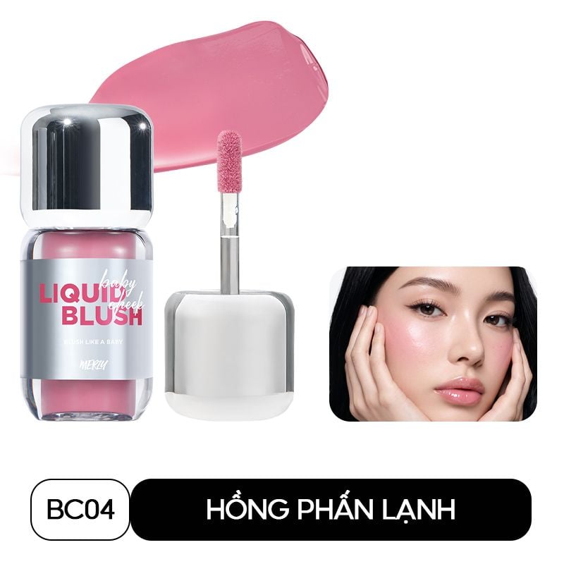 [PRE-ORDER] Má Hồng Kem Merzy Mịn Lì Baby Cheek Liquid Blush 4.6g